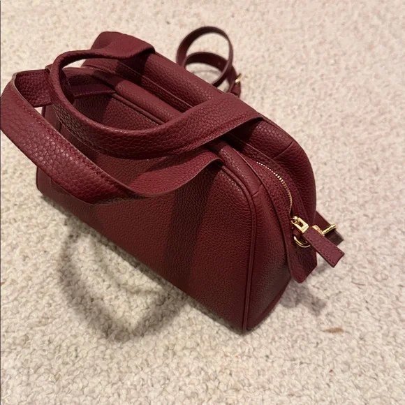 Prada Maroon Leather Crossbody Bag - Picture 3 of 7